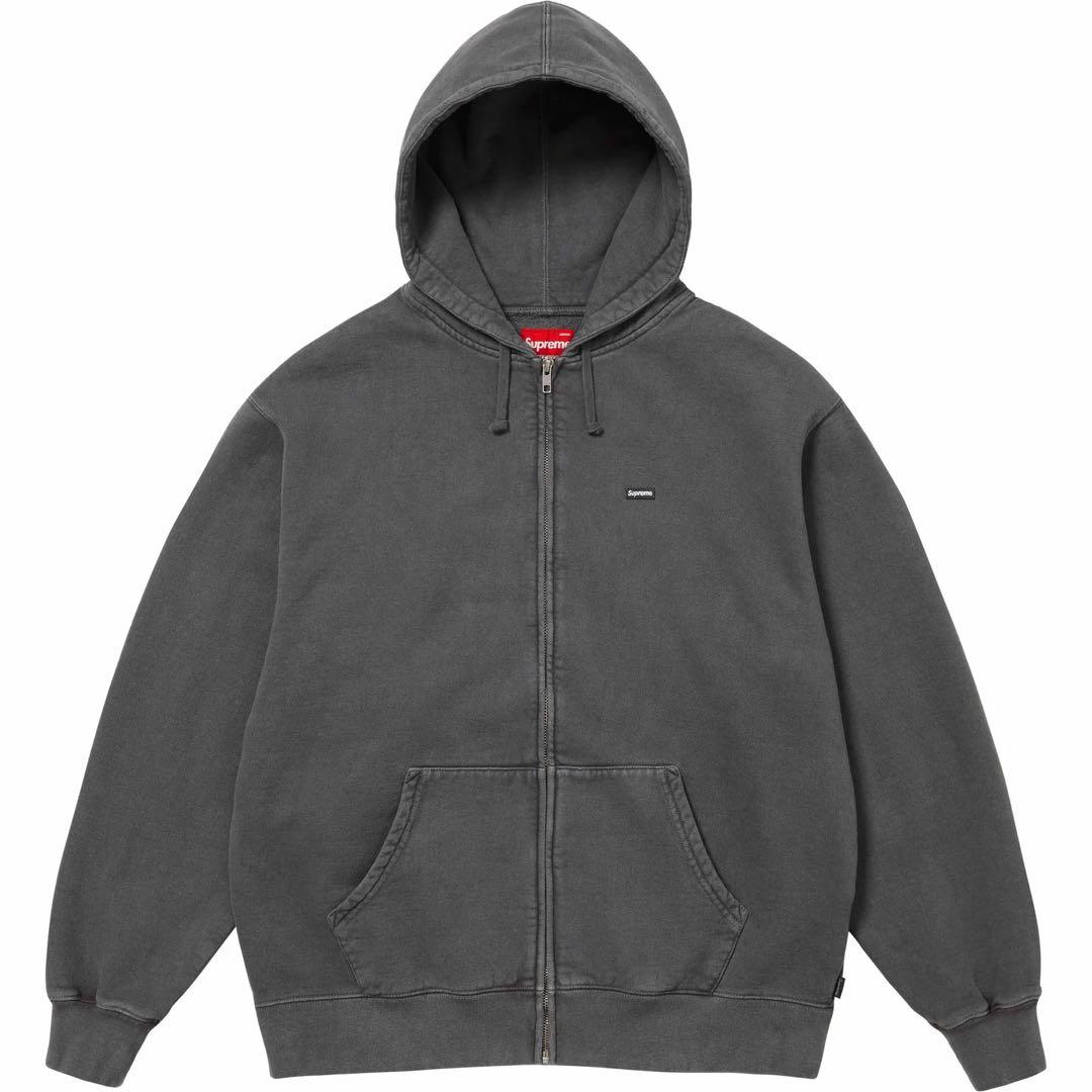 トップス Supreme Overdyed Small Box Zip Up Hooded