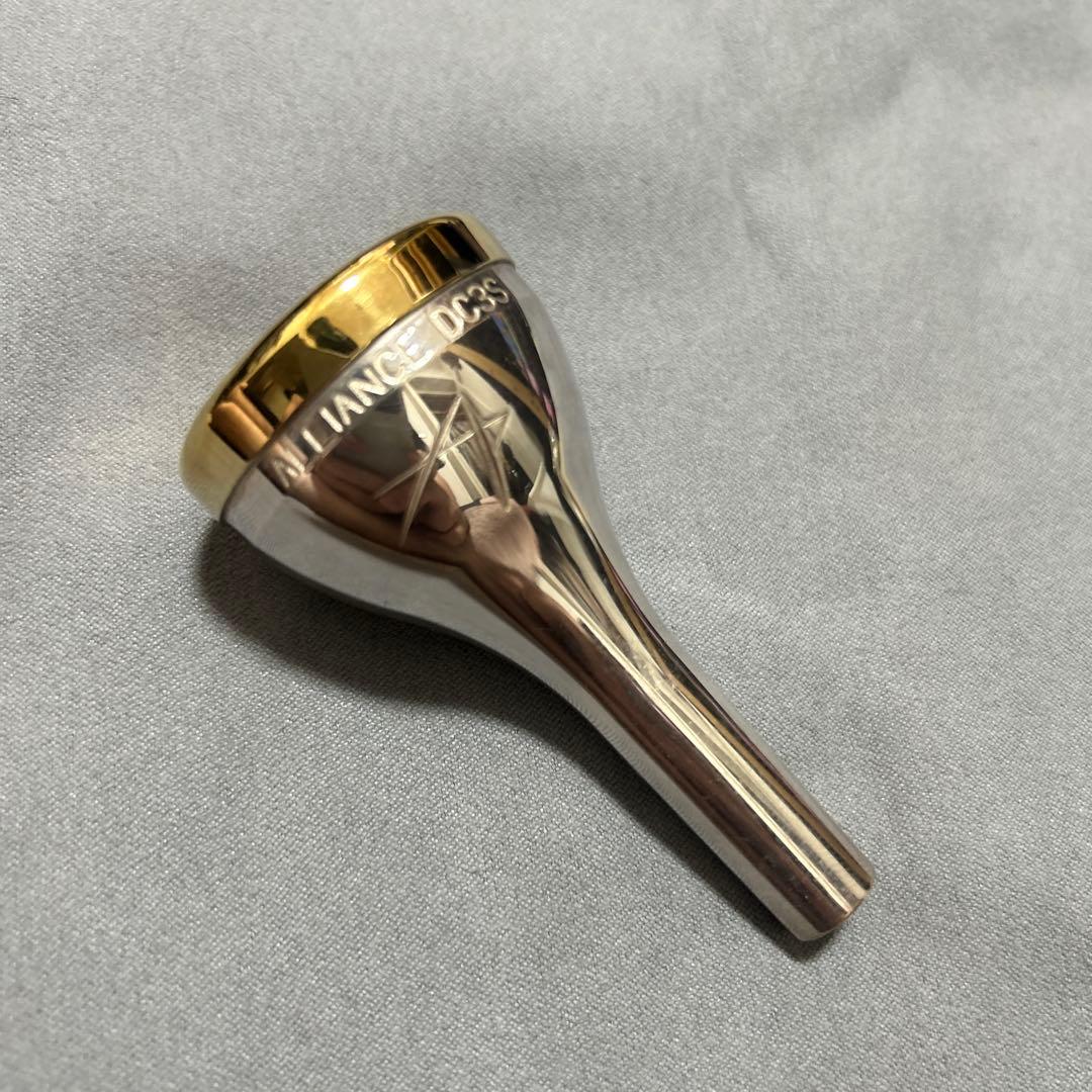 アライアンス　DC3S バリトンホルン　ユーフォニアムマウスピース 管楽器/ユーフォニアム・バリトン/ユーフォニアムマウスピース(並び順