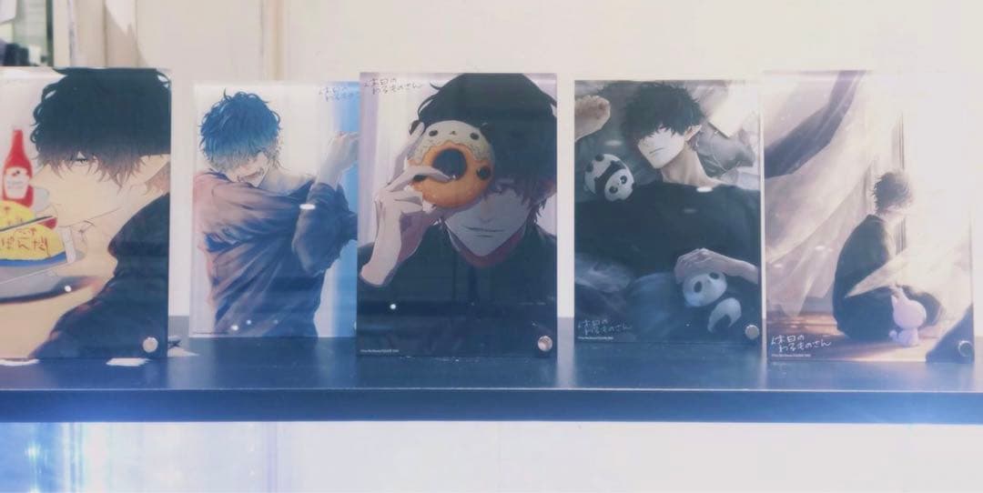 休日のわるものさん　アクリルアート　アクリルスタンド