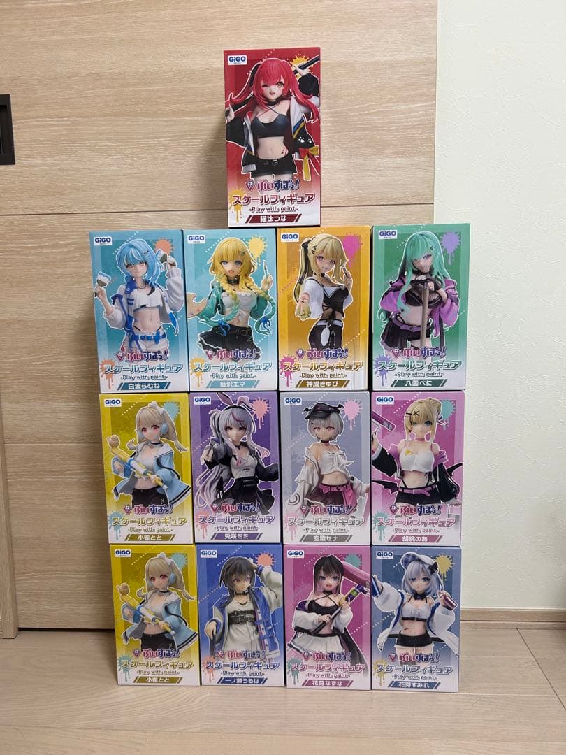 (未開封)GIGO限定 ぶいすぽっ フィギュア 12種13個セット