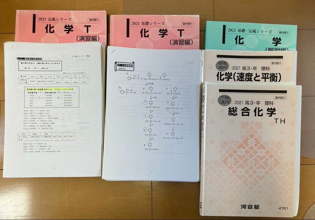 河合塾　化学Tテキスト　大西先生