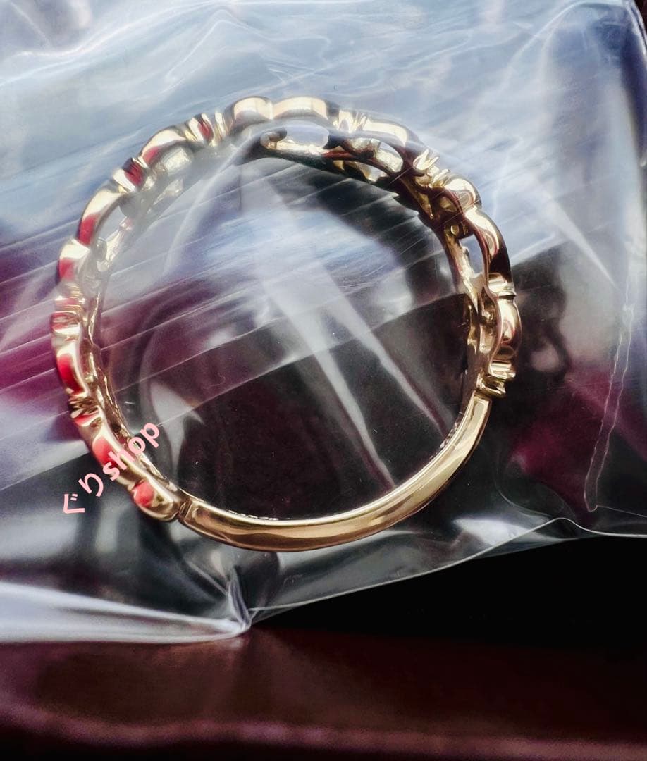 agete k10 オリーブモチーフ リング 9号 - メルカリ