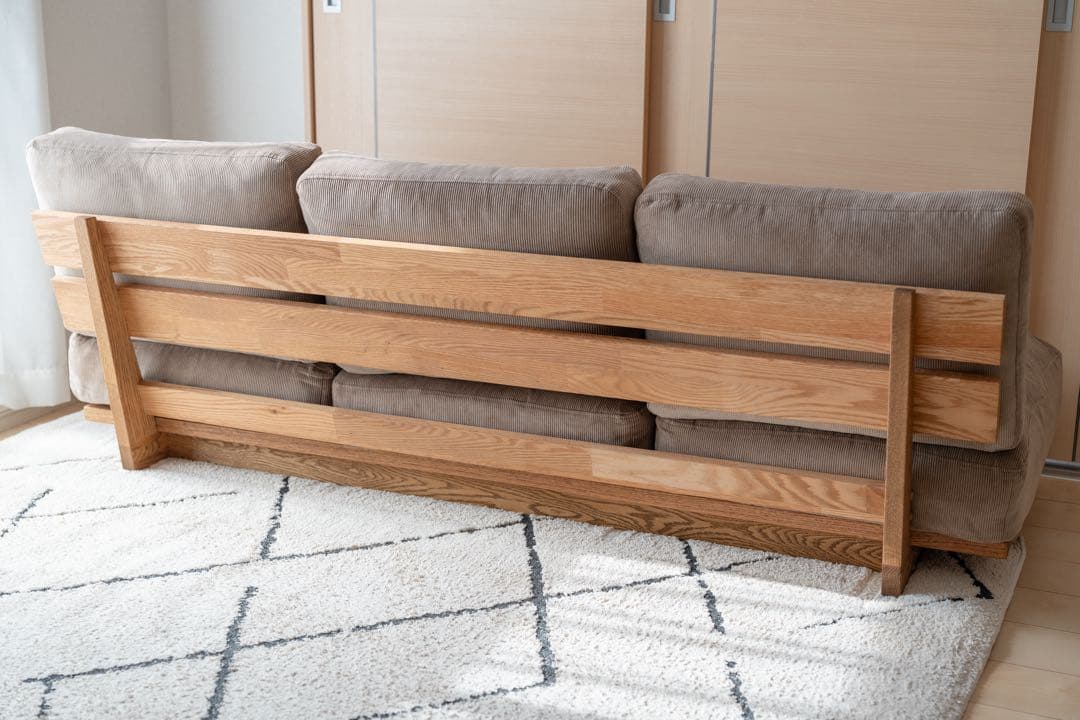 コリキ様専用】MOMO NATURAL/クラウドローソファ3P/オットマン別売