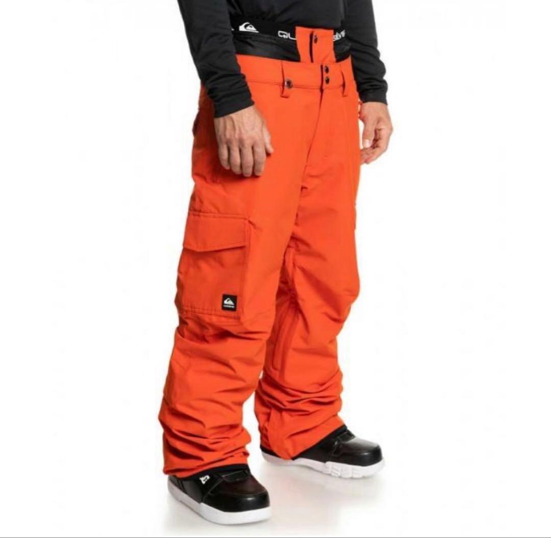 Quiksilver オレンジ スノーボードパンツ