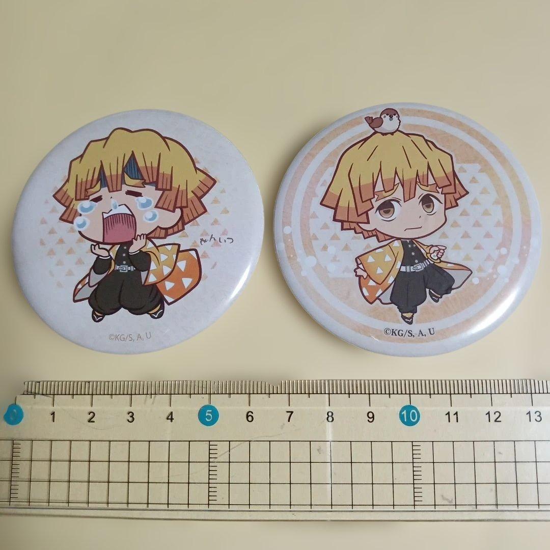 鬼滅の刃 大缶バッジ2個(我妻善逸) - メルカリ