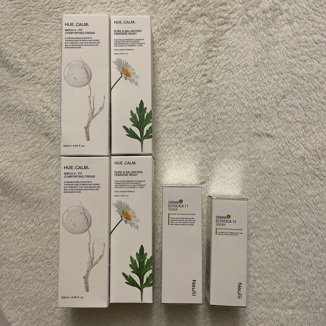 韓国コスメ　HUE_CALM、Neulii 6点セット