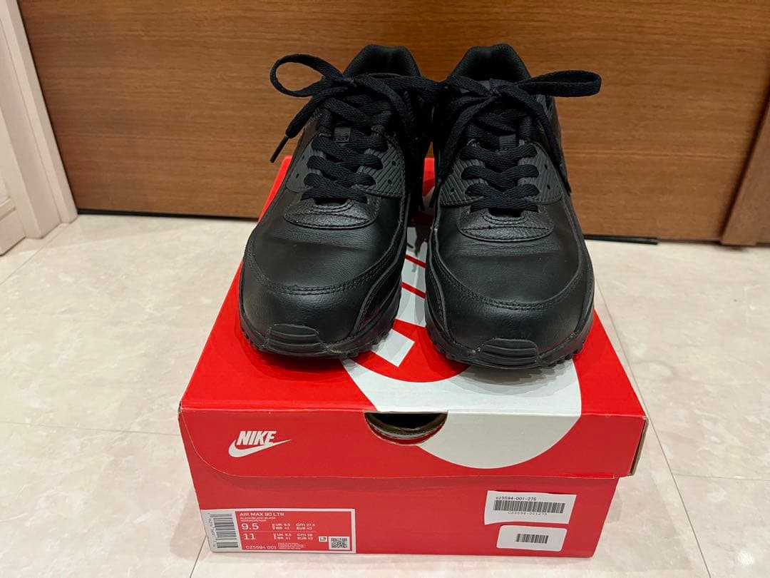 【美品】NIKE AIR MAX 90 LTR 27.5cm Black