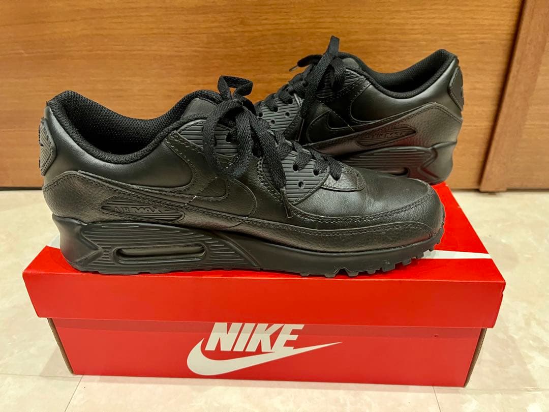 【美品】NIKE AIR MAX 90 LTR 27.5cm Black