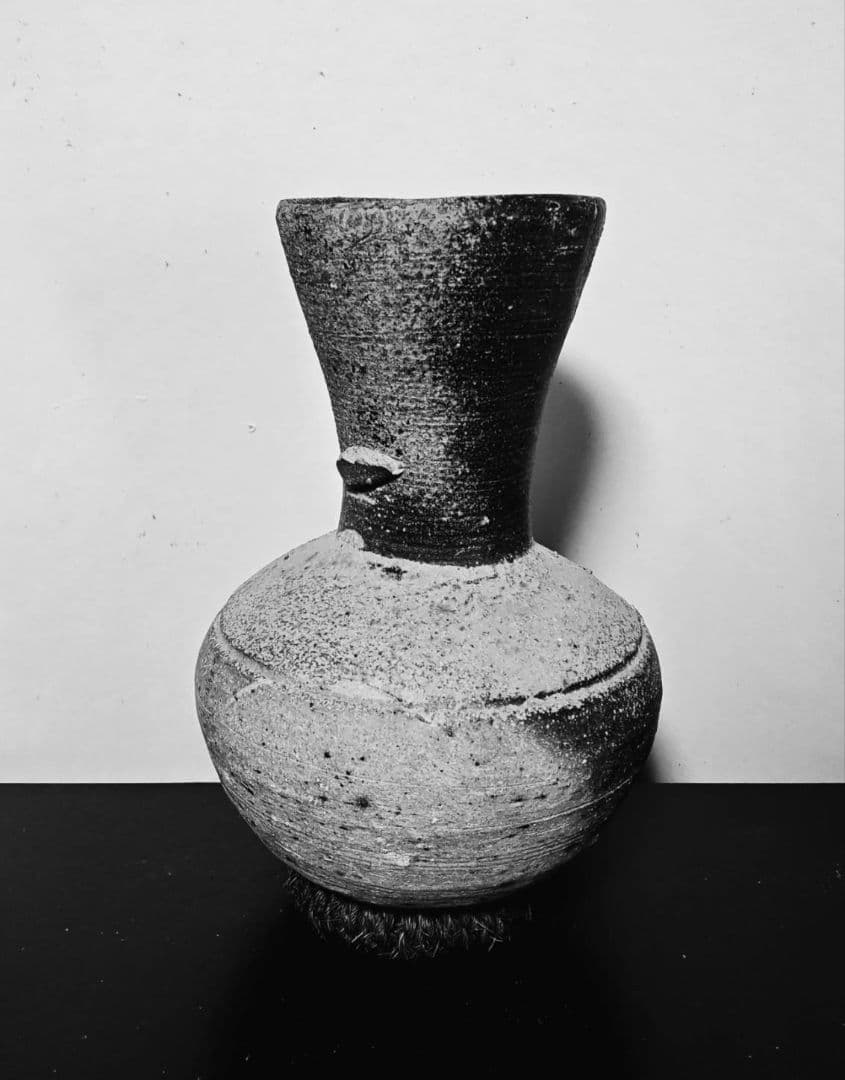 須恵器長頸壺　古墳時代　考古発掘品　古代日本　古美術　花呼ぶ器 須恵器 長頸壺 – 兵庫陶芸美術館 収蔵品データベース