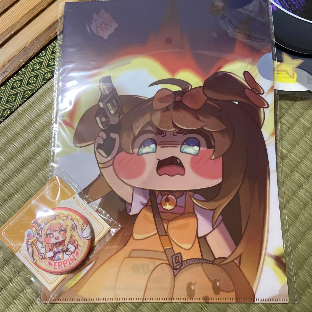 トリッカル 缶バッジ クリアファイル TGS2025 エルフィン ノベルティ