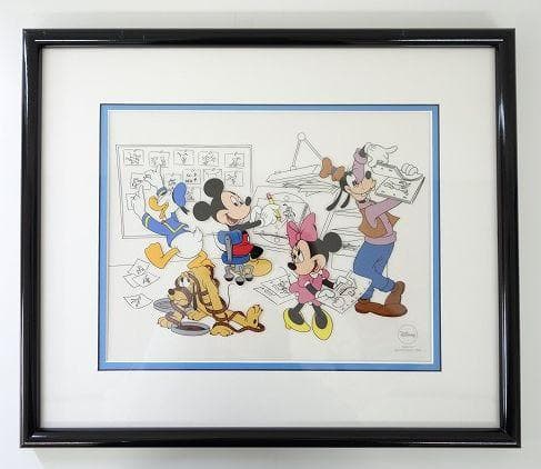ディズニー限定生産セル画 ミッキー ミニー ドナルド プルート グーフィー