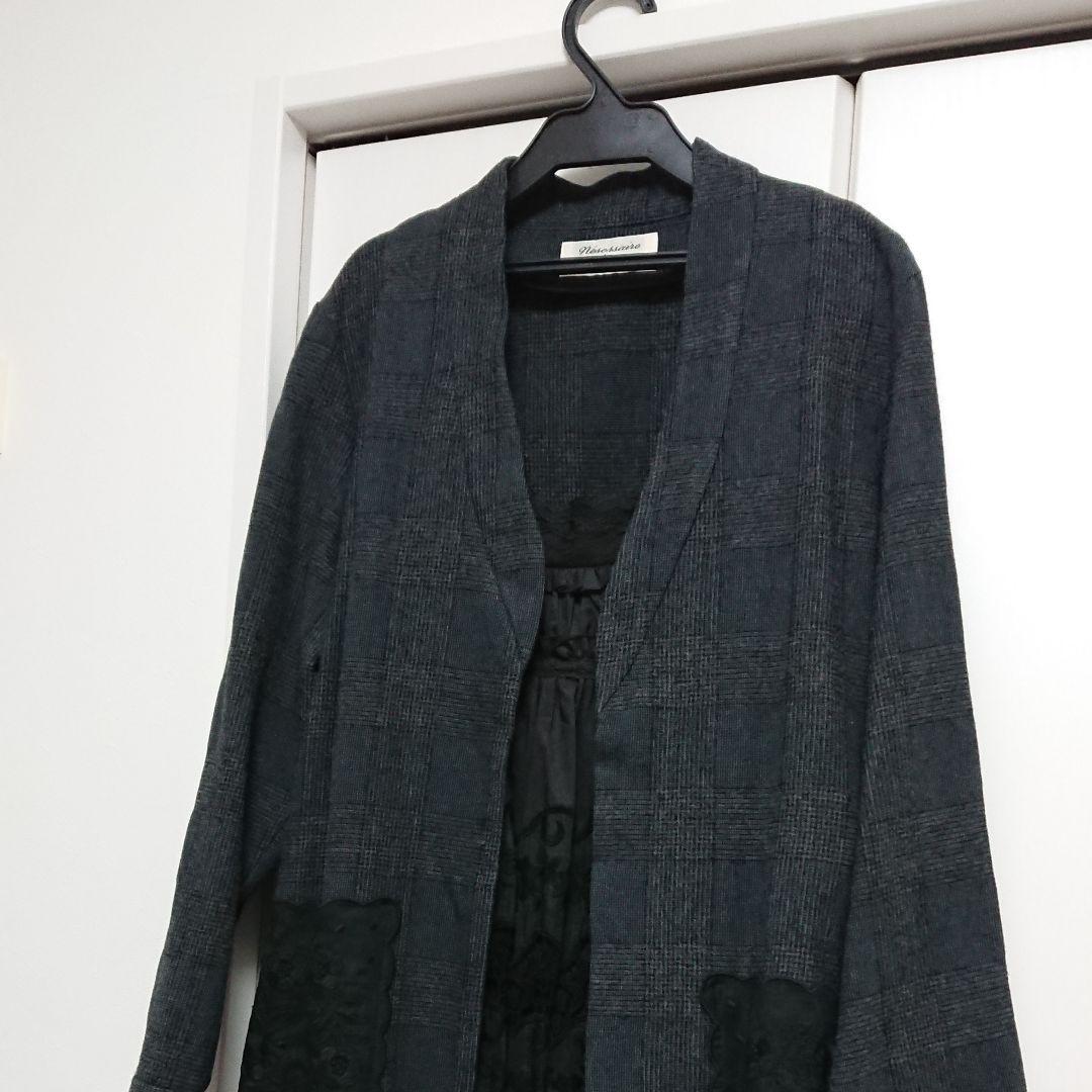 専用です！ネセセアグレンチェック薄手コート新品未使用タグ付未試着