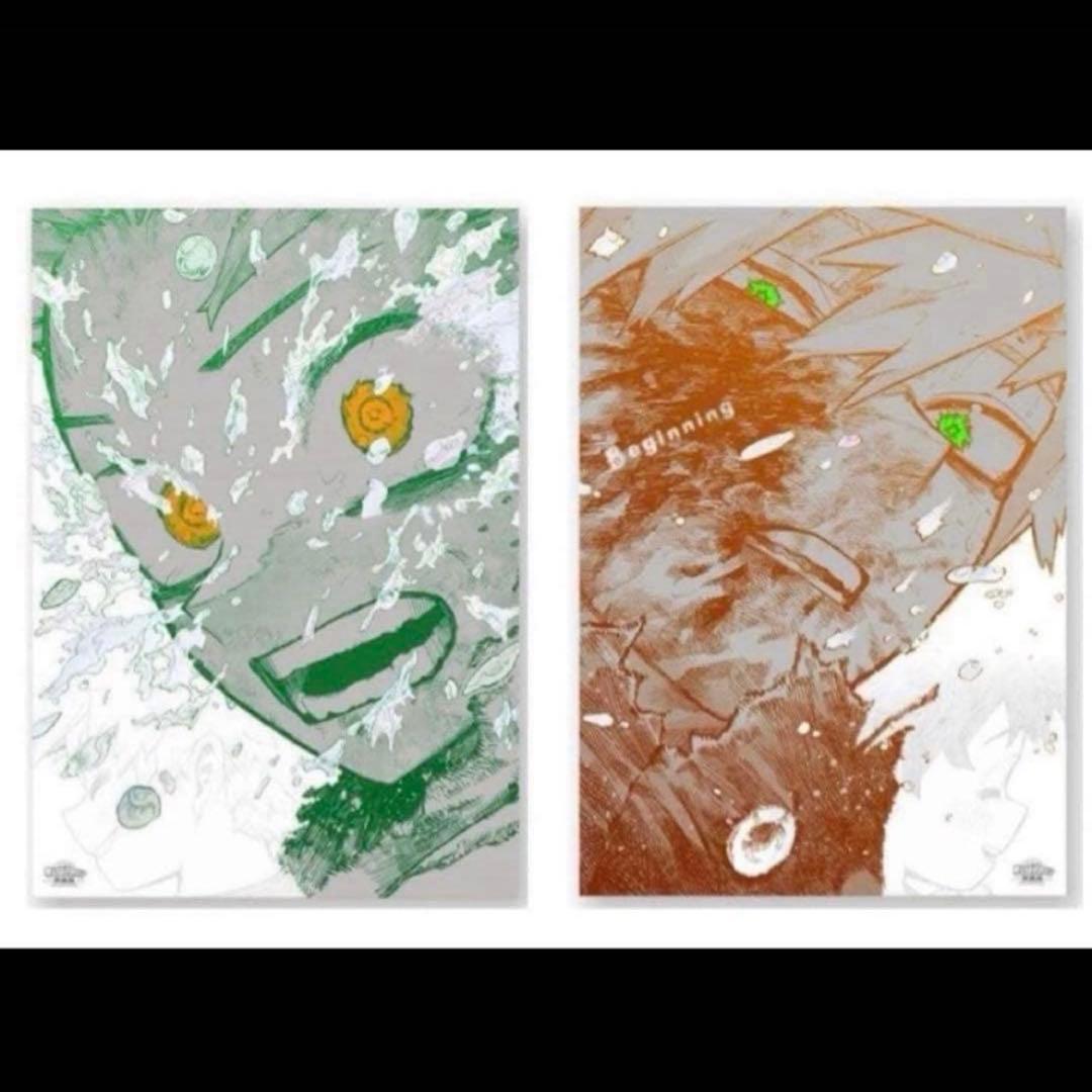 僕のヒーローアカデミア ヒロアカ原画展 A2アートポスター 2枚セット ヒロアカ 原画展 A2アートポスター 2枚セット 緑谷出久 爆豪勝己