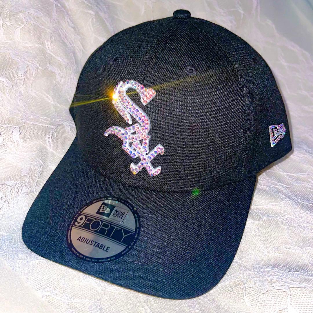 ニューエラ キャップ ラインストーン キラキラ9FORTY オーロラ