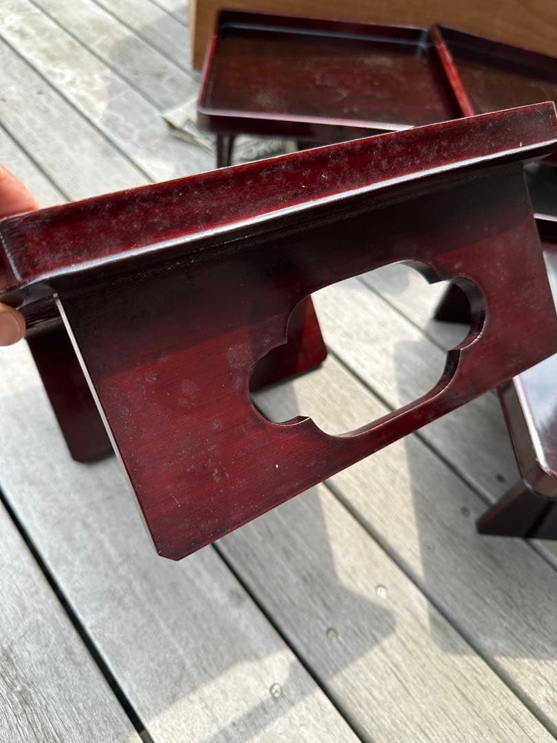 木曽漆器 春慶塗 お膳 8客 - メルカリ