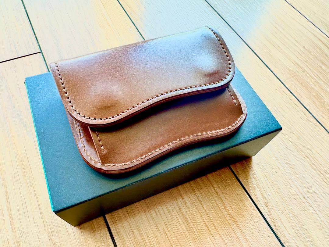 【美品】ラストクロップス　タング　シェルコードバン　バーボンカラー