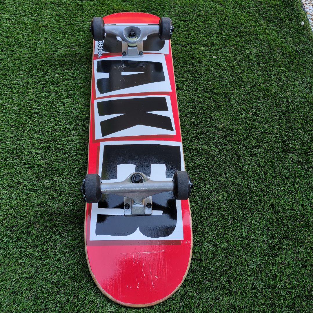 BAKER コンプリートスケートボード レッド/ブラック