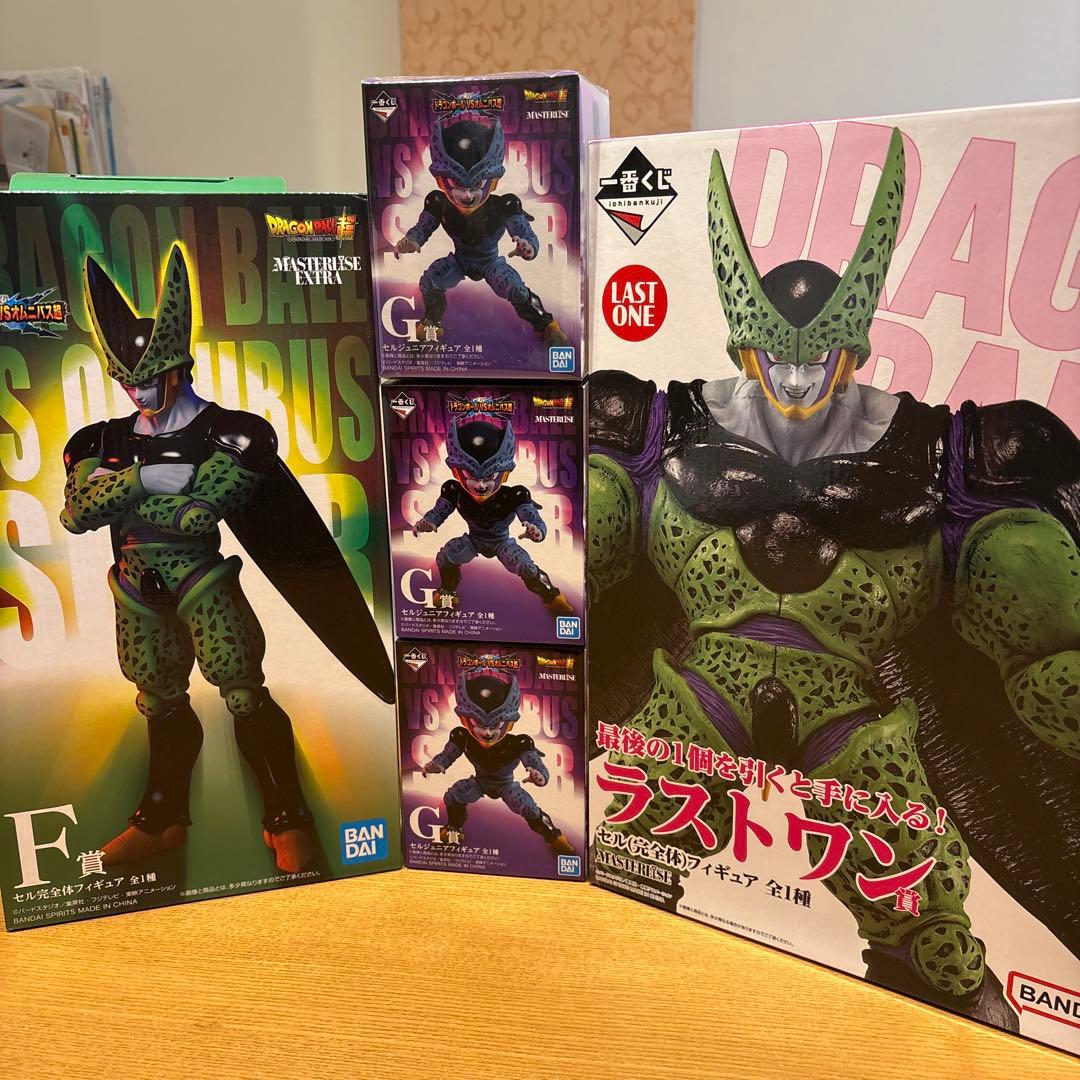 ドラゴンボール 一番くじ セル＆セルジュニア 3種 新品5点セット‼️