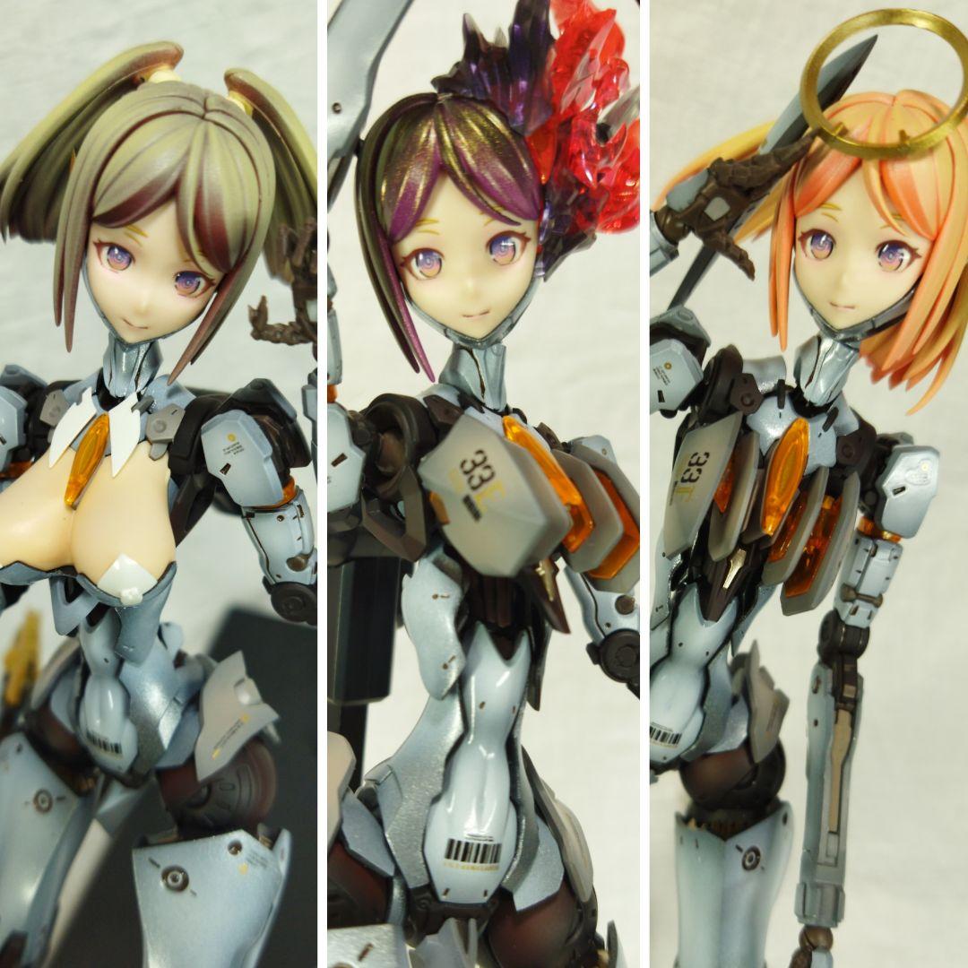 核誠治造× 和模線　星花リリィ　塗装完成品 中国ホビーメーカー「核誠治造」×「和模線」のコラボプラモデル「RS-03