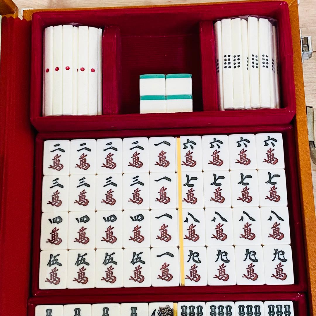 ☆激レア未開封☆ミズノ丸一 新昭和牌 麻雀牌 背緑牌 丸一家紋牌