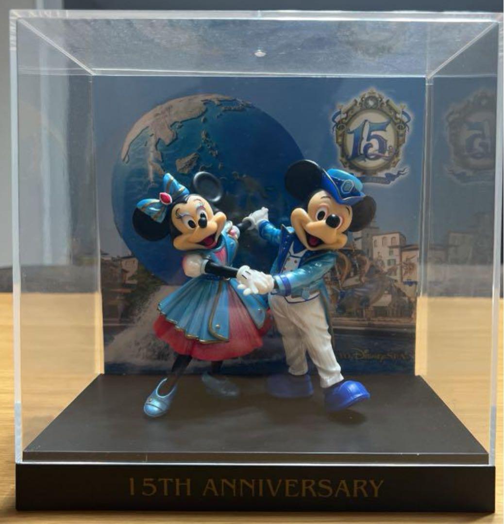 ディズニーシー15周年 ミッキー&ミニーフィギュアリン DISNEY (ディズニー) フィギュアリン 東京ディズニーシー 15周年 ザ