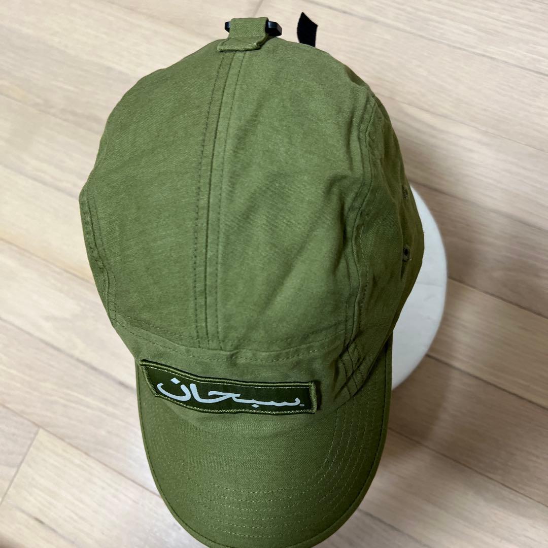 SUPREME オリーブ色 キャップ - メルカリ