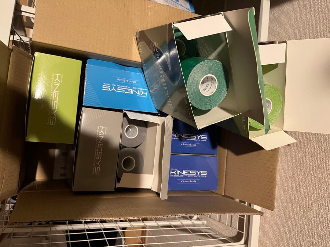 キネシステープ　キネシオテープ　カラー　テーピング