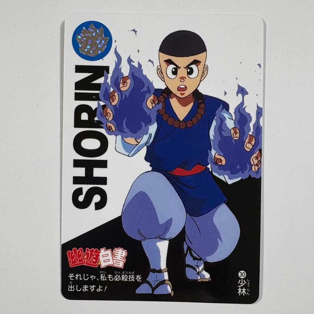 幽遊白書 幽⭐︎遊⭐︎白⭐︎書 カードダス アニメ30周年記念 30 少林