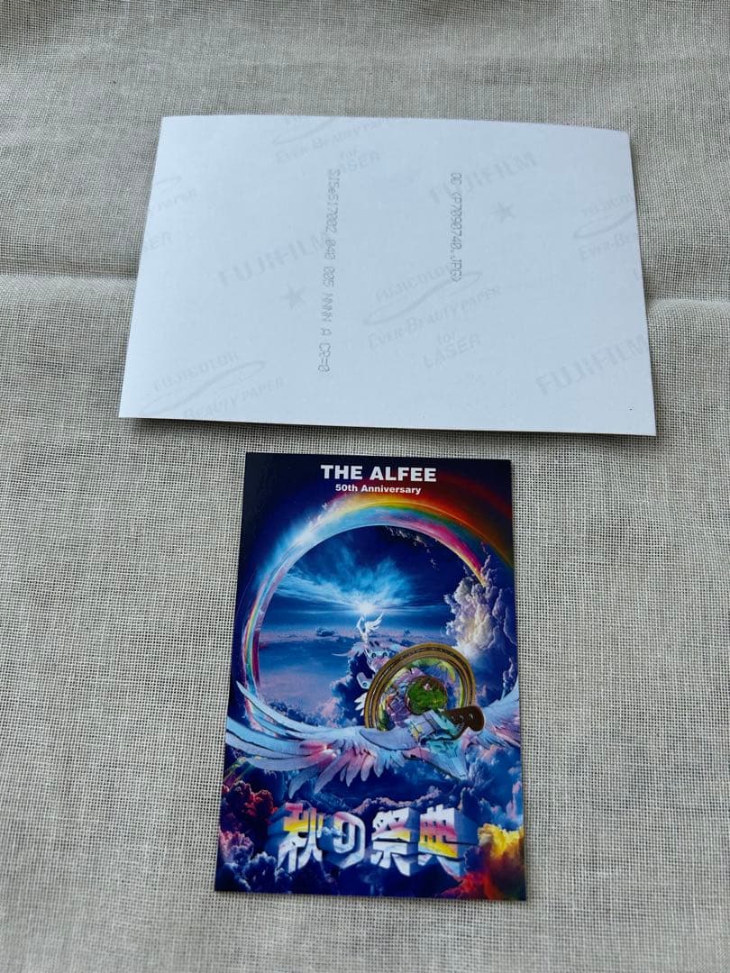 THE ALFEE 3人ショット 50周年秋トレカ1枚と2011生写真1枚セット