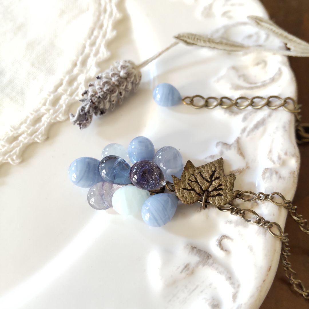 ちびさま専用◎手作りガラスのピアスとネックレス 11点おまとめ