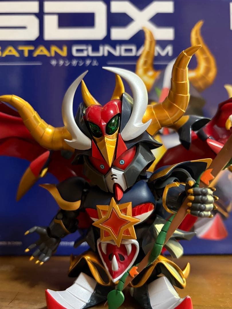 SDXサタンガンダム　開封済み　SDガンダム外伝