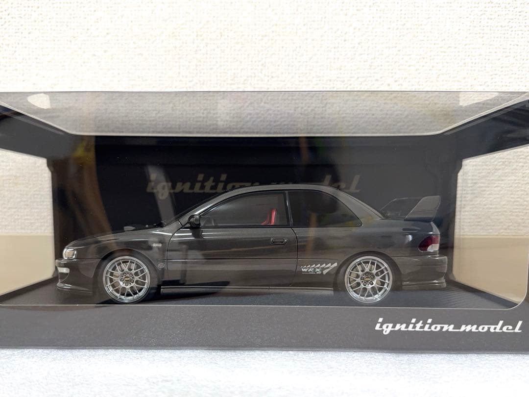 【新品未使用】1/18 SUBARU Impreza WRX TypeR Sti INITIAL D SUBARU Impreza WRX type R STi Version V (GC8) Blue ※LED