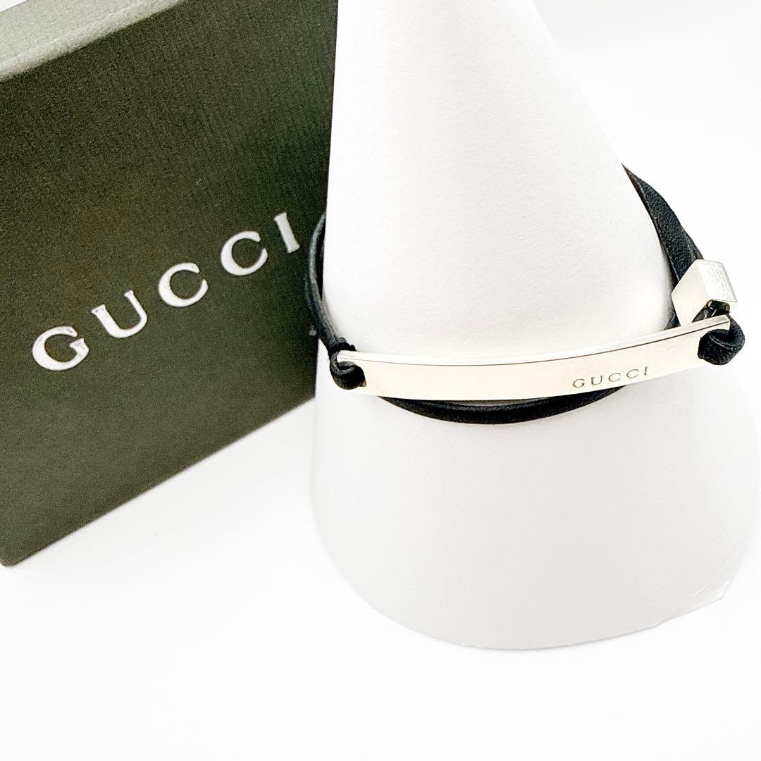2942-10 保存箱付き✨GUCCI ブレスレット　チョーカー　ネックレス