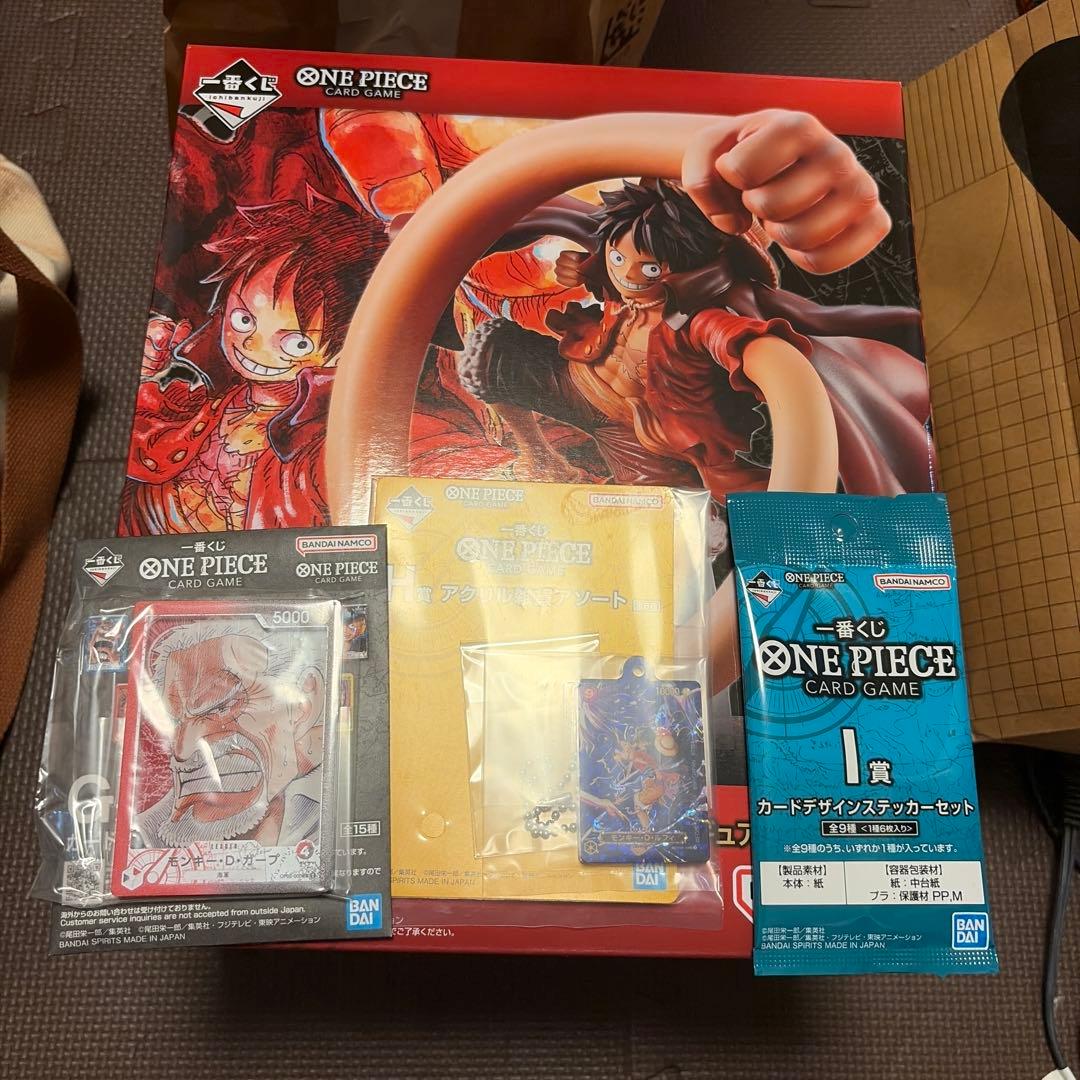 ワンピース カードゲーム 一番くじ A賞 ルフィ フィギュア おまけ付き
