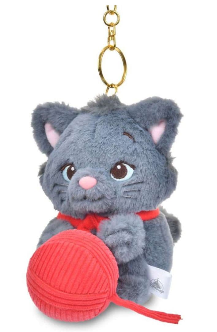 おしゃれキャット ぬいぐるみキーホルダー3点セット 毛糸玉 猫の日