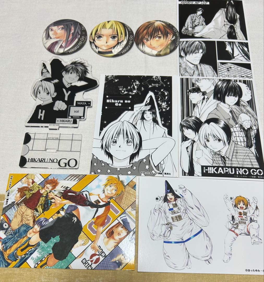 ヒカルの碁原画展くじC.D.E賞缶バッジ アクリルスタンド - メルカリ