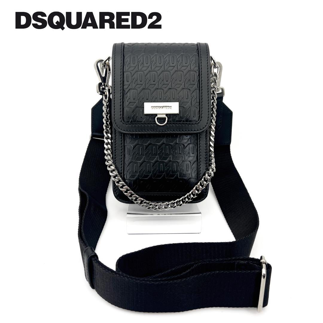 ★美品　DSQUARED2 ディースクエアード 2WAY レザー フォンポーチ★ 楽天市場】【定価119,900円(税込)】DSQUARED2 ディースクエアード ロゴ