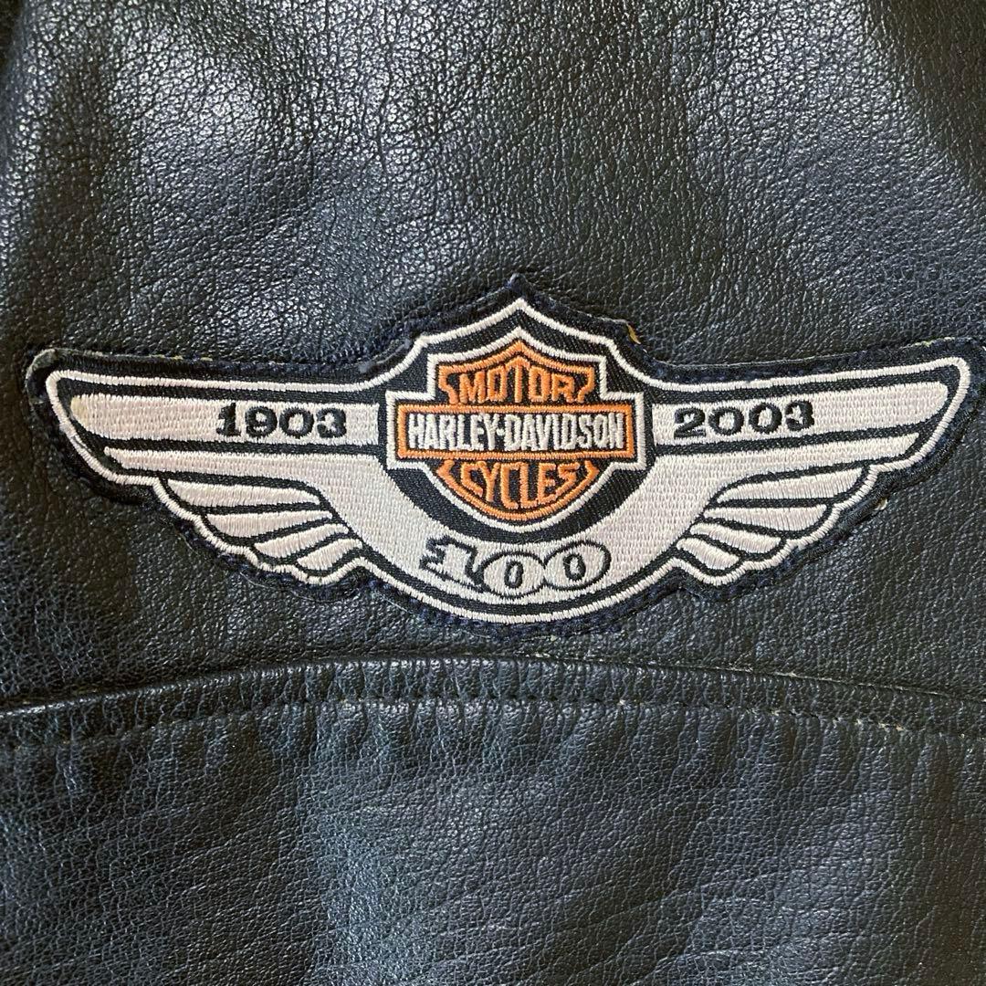 希少 ハーレーダヴィッドソン シングルライダース L 2003年 100周年記念