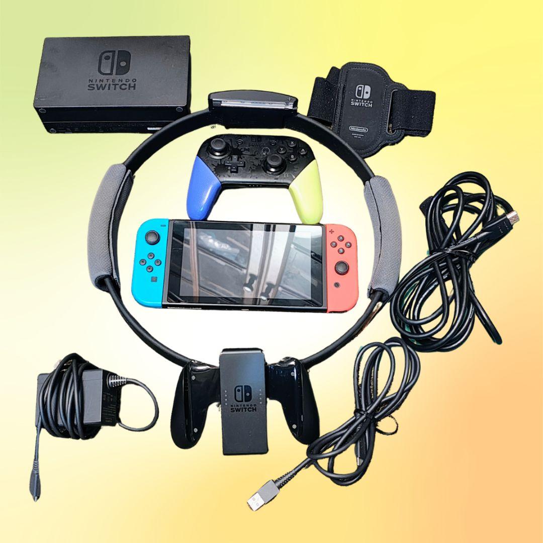 Switch 本体 リングフィットセット＋スプラ仕様プロコン