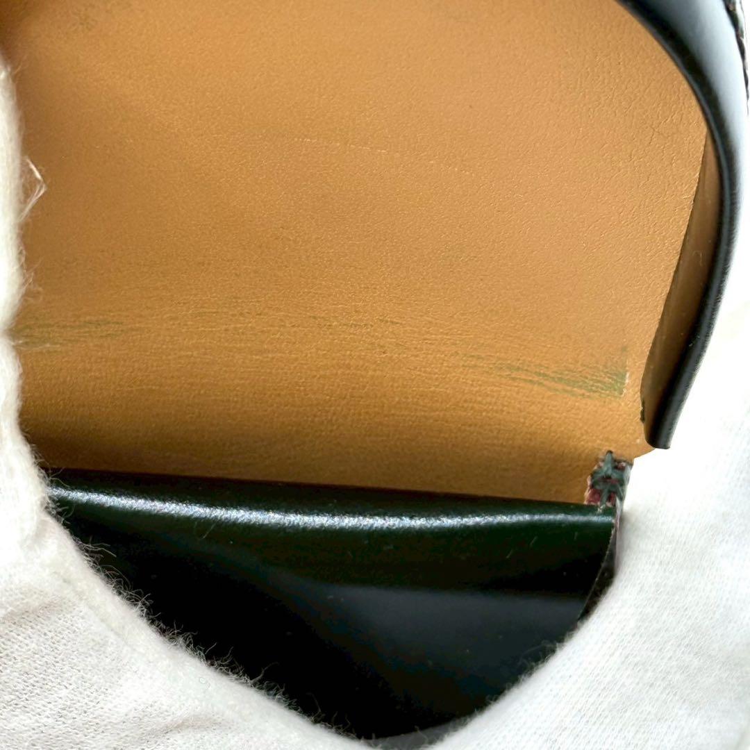 現行✨未使用品】ガンゾ コードバン 馬蹄型コインケース ダーク