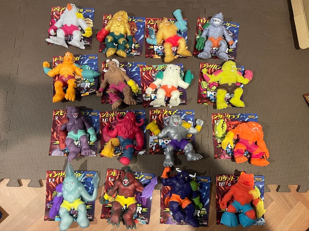 ストレッチーズパワーミュータント 全16種 コンプリートセット ストレッチーズパワーミュータント 全16種 コンプリートセット