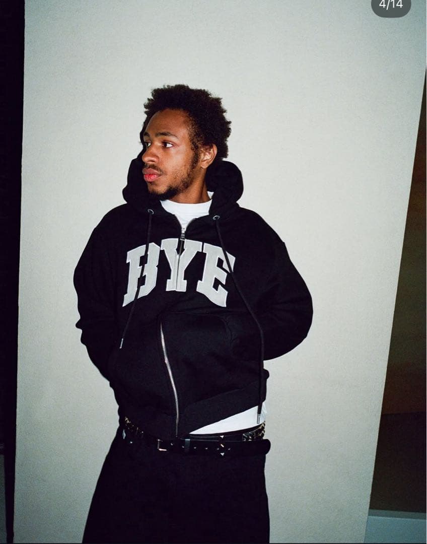 Bye jeremy zipup ジップパーカー - メルカリ