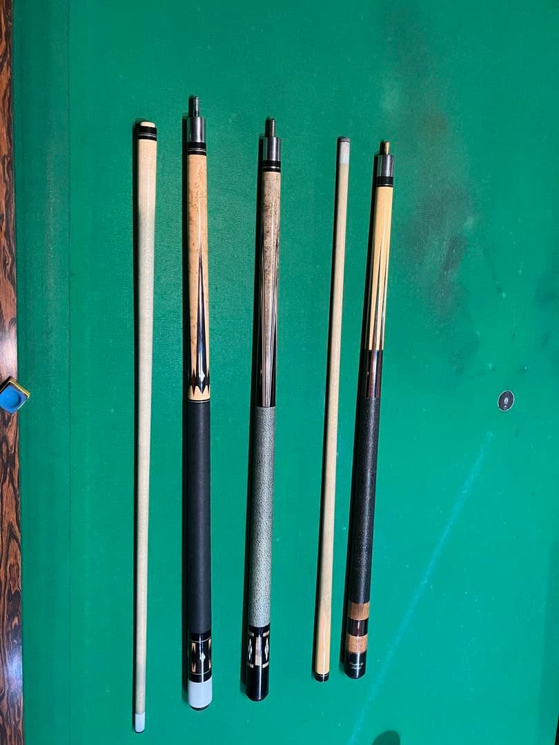 ビリヤードキュー アダム2本ルカシー1本