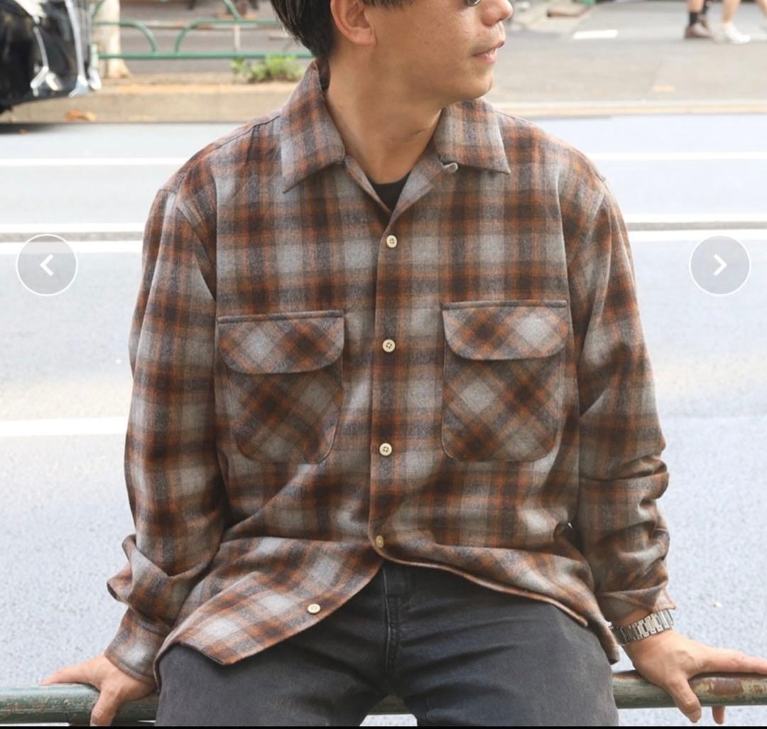 BACKNUMBER オンブレ ウールシャツ FJ ペンドルトン L - メルカリ