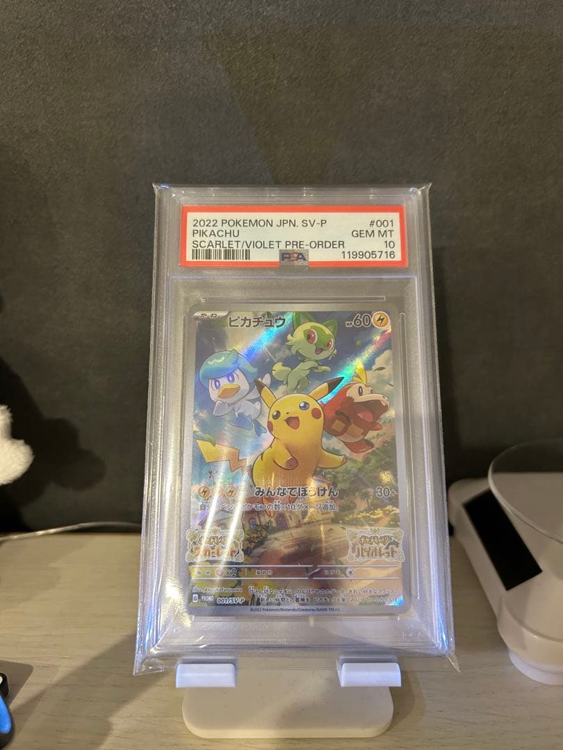 みんなでぼうけんピカチュウpsa10