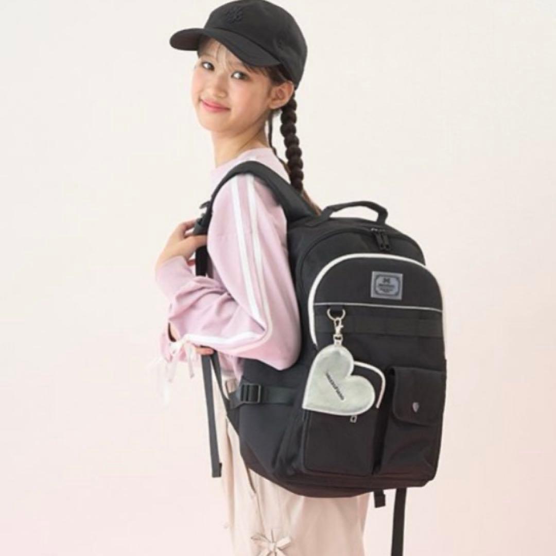 メゾピアノジュニア　ハートケースつきリュック