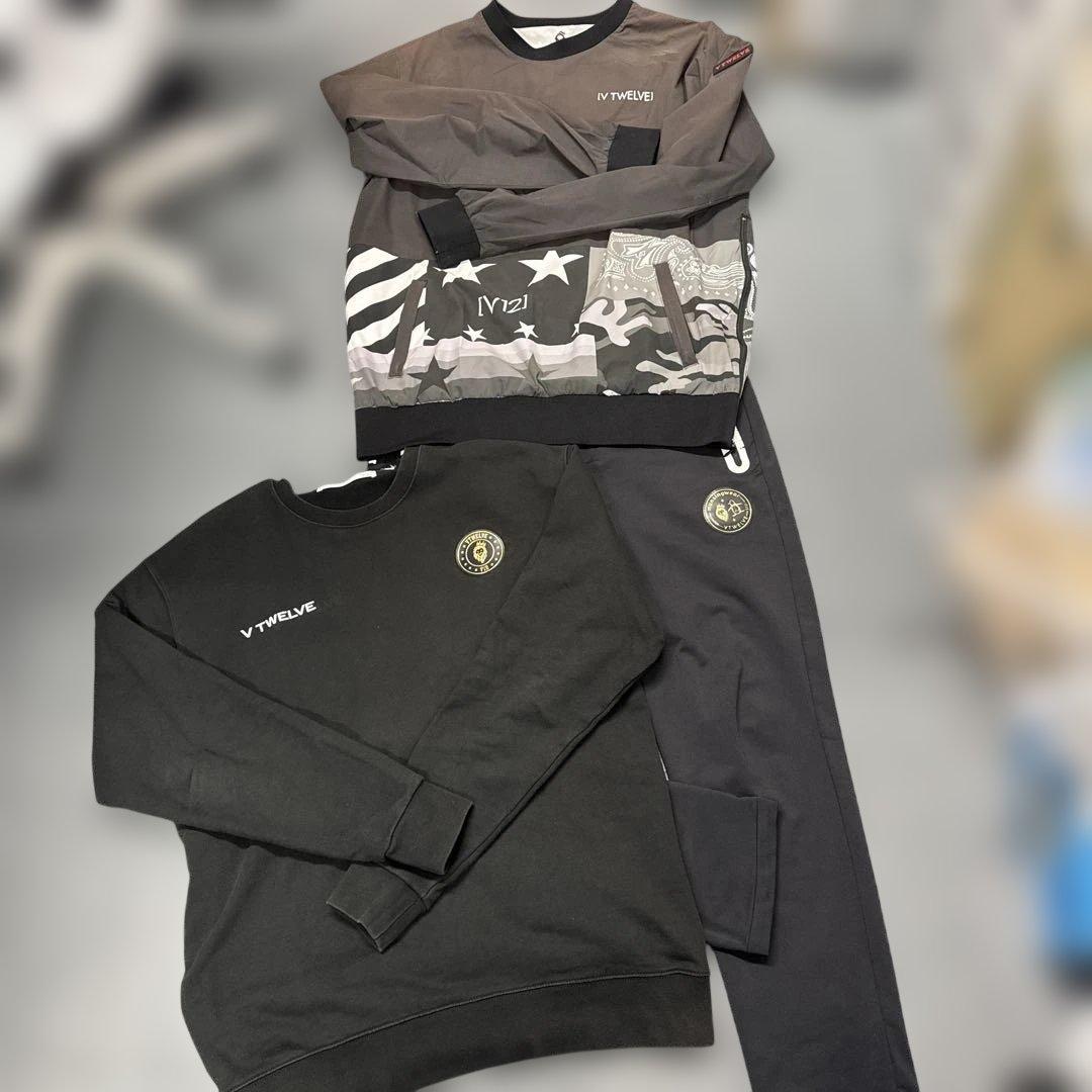 V12 冬物セット【スニード・トレーナー・パンツ】上:XL・下:L