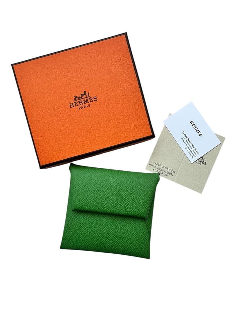 HERMES グリーン ケース