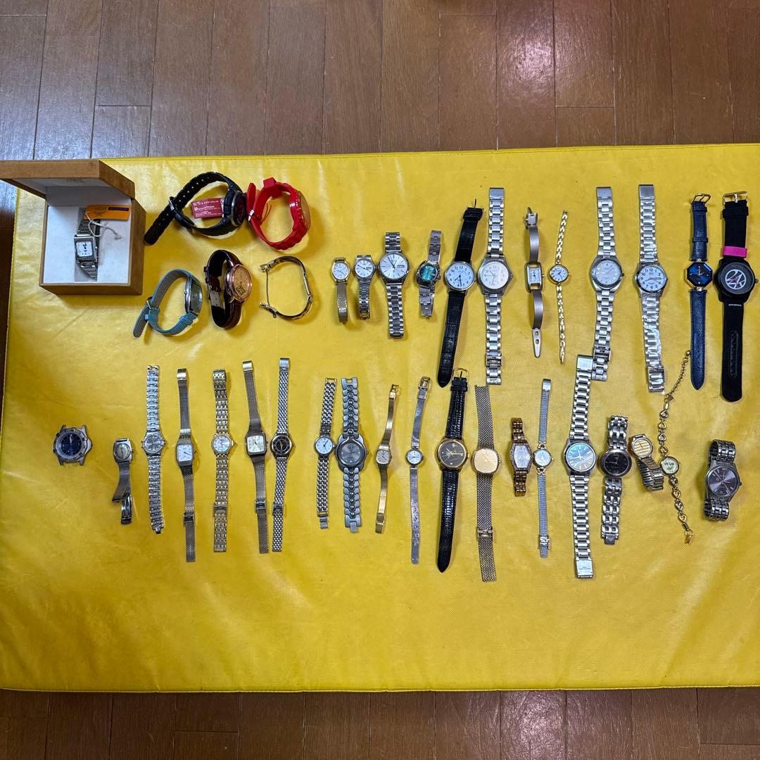 腕時計　まとめ売り38セット 腕時計まとめ売り【14本】ジャンク - メルカリ