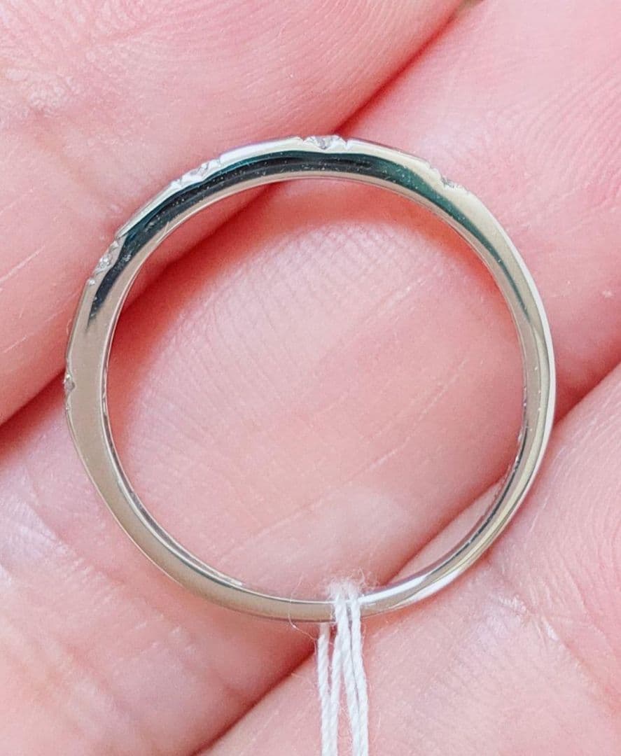 新入荷 未使用品 pt950 天然ダイヤモンド 0.10ct リング